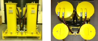 iCerMax S4 skid illustrating a configured filtration assembly